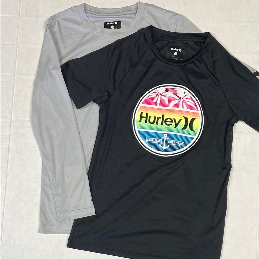 Hurley Boys' Swim Shirt Bundle - 2-Pack - Size 7/8